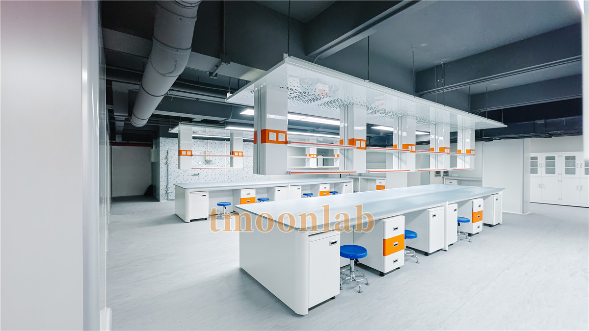 tmoonlab案例展示|广州重点高校实验室台柜高端定制 